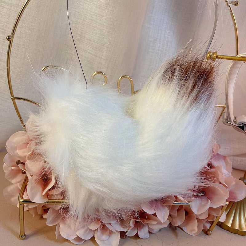 cute mouse ears,Artificial Fur-spot,Beast ears and tail